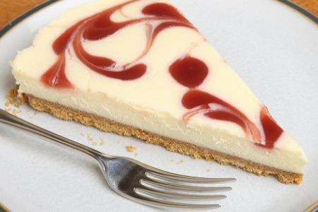 Strawberry Swirl Cheesecake