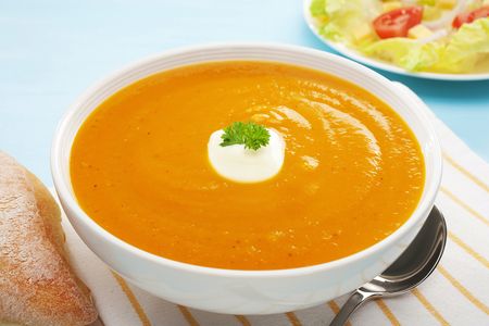 Creamy Sweet Potato Carrot Soup