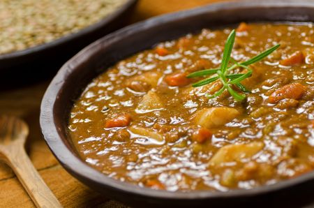 Lentil Celery Potato Soup