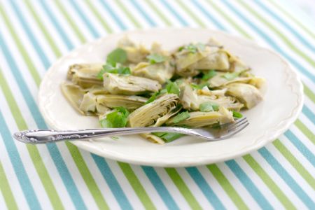 Herbed Baby Artichokes with Lemon and Dill