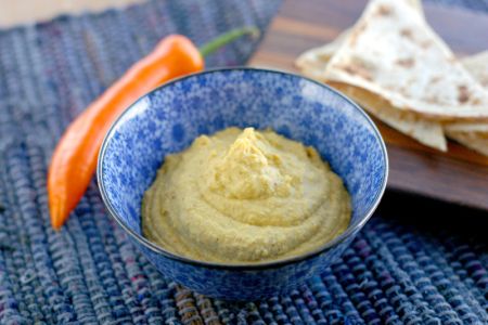 Roasted Orange Pepper Hummus