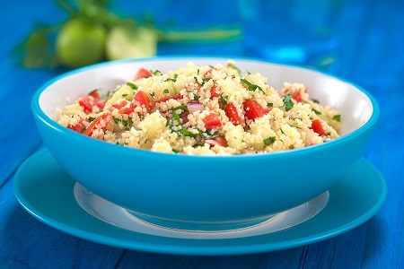 Mediterranean-Style Corn Couscous Salad