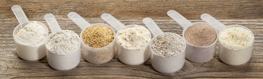 Measuring Scoops of Gluten Free Flour