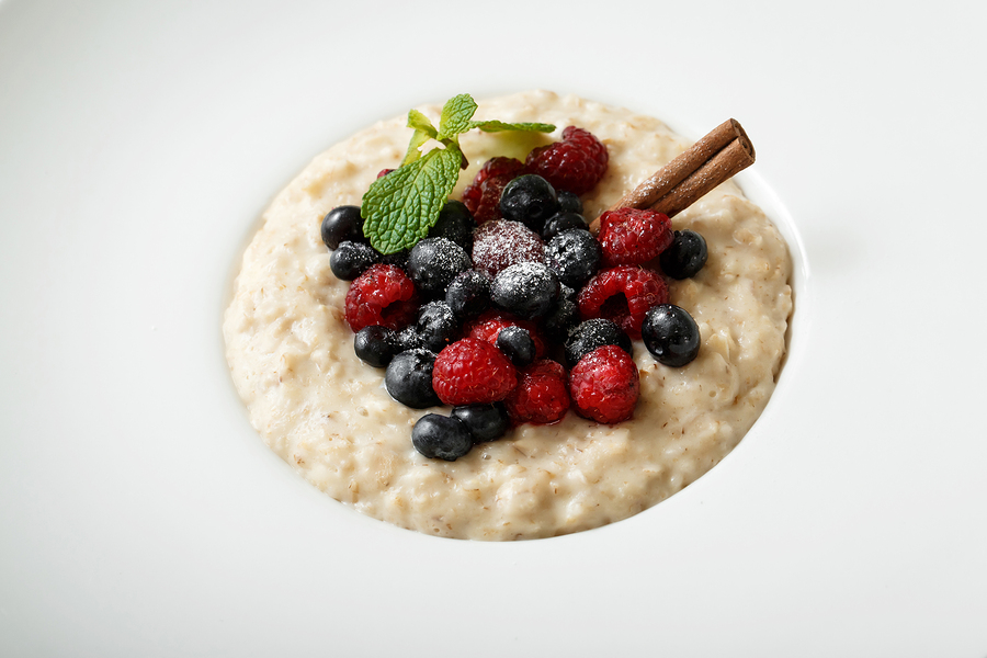 Berry and Coconut Oatmeal