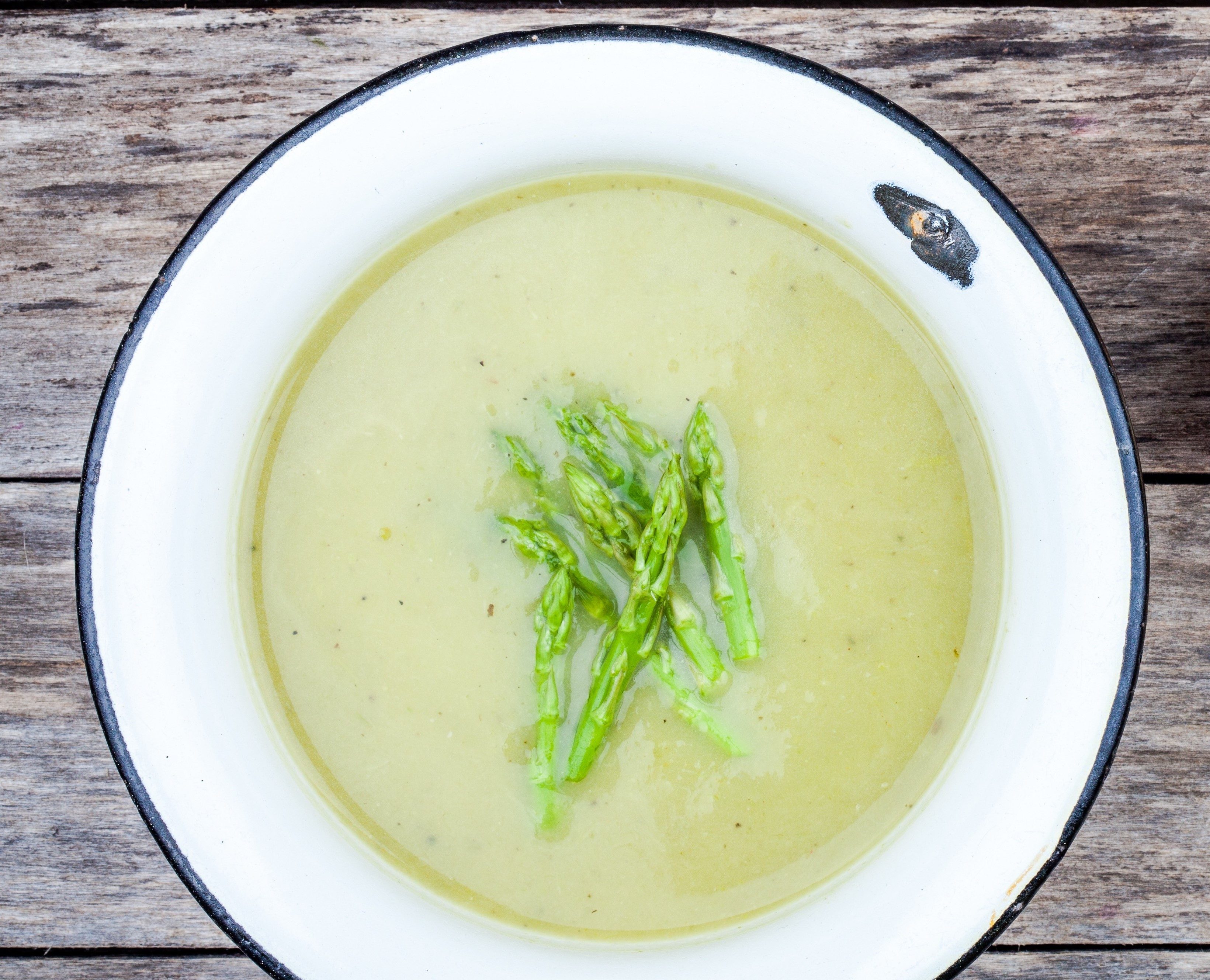 Keto asparagus soup