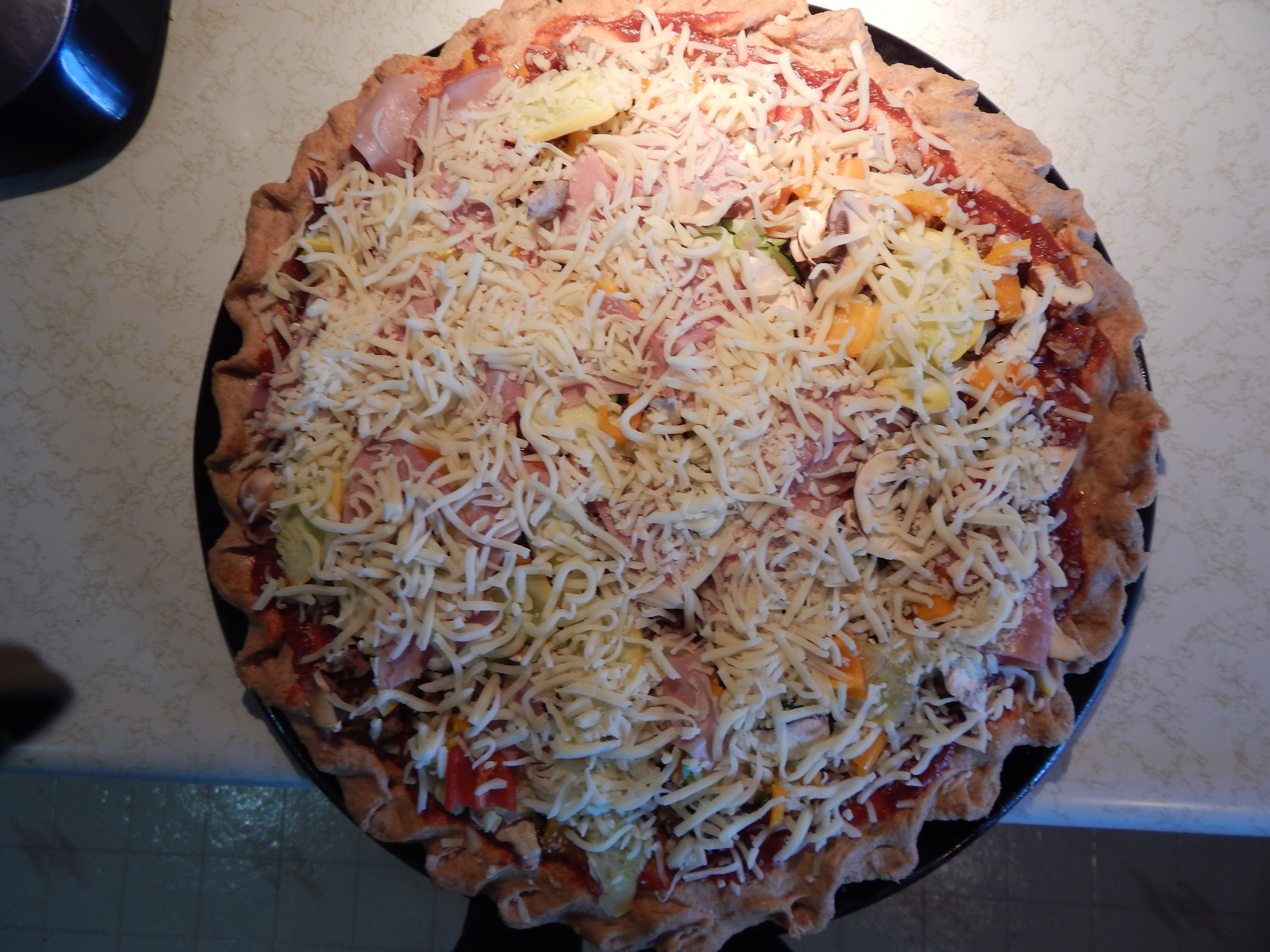 Homemade Pizza with SWG crust